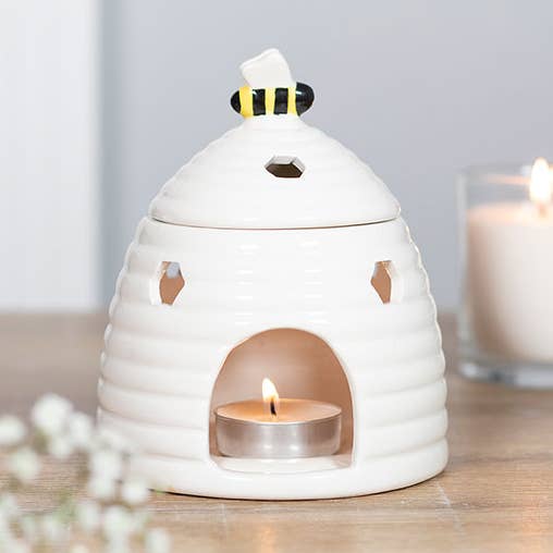 White Beehive Wax Melter/Oil Burner