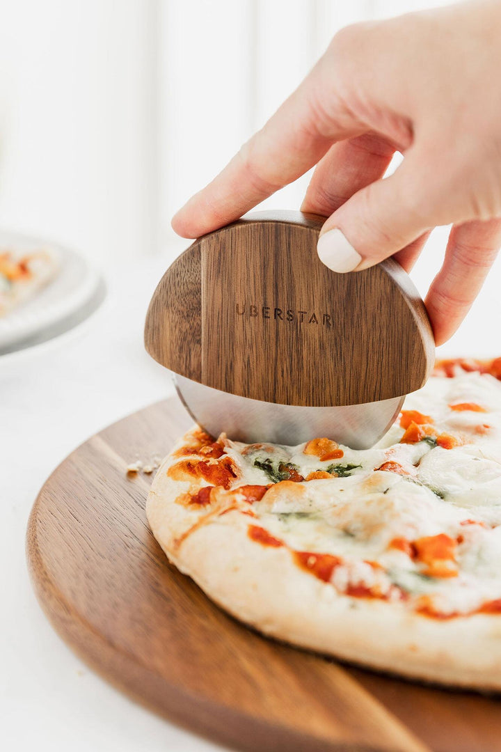 Pizza Board Medium & Cutter Gift Set – Natural