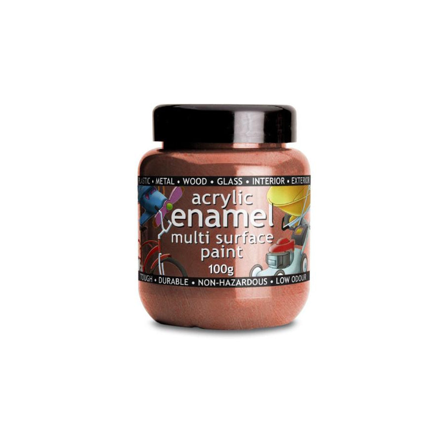 100ml Acrylic Enamel Paint - Copper