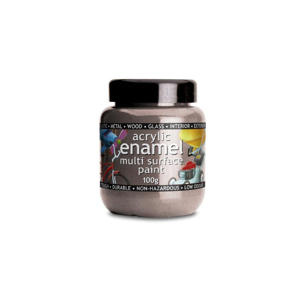 100ml Acrylic Enamel Paint - Pewter