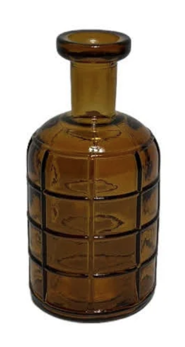 Graphic Bottle Vase 19 - Amber