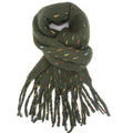 Winter Scarf Multi links -Olive