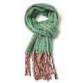 Fine Lines Winter Scarf - Green