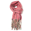 Fine Lines Winter Scarf -Pink