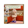 Wash Fufu in Sink - Funny Greetings Card