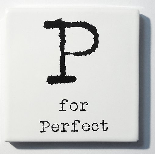 Letter Ceramic Coasters - P For...