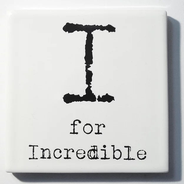 Letter Ceramic Coasters - I For...