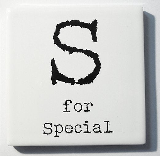 Letter Ceramic Coasters - S For...