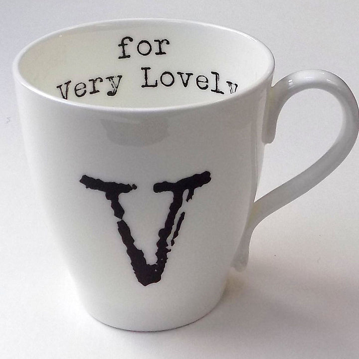 Letter Mug - V For....