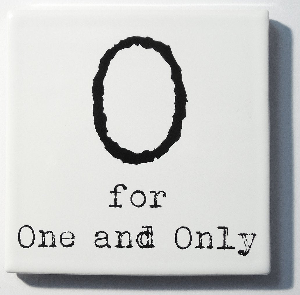 Letter Ceramic Coasters - O For...