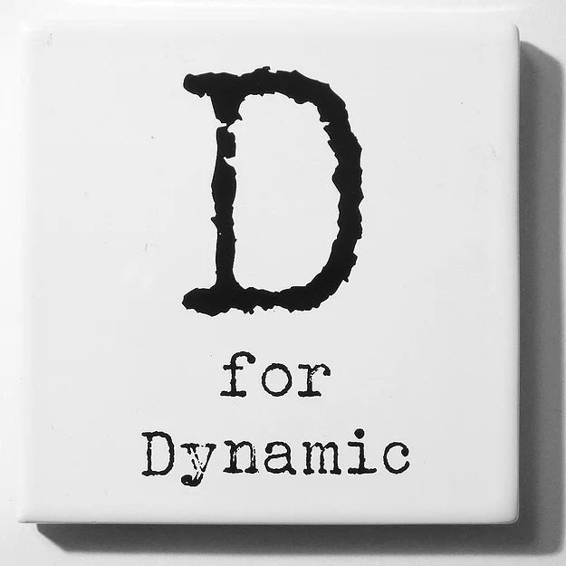 Letter Ceramic Coasters - D For...
