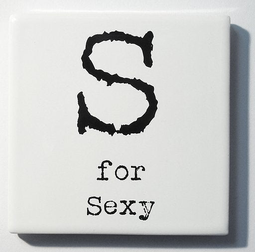 Letter Ceramic Coasters - S For...