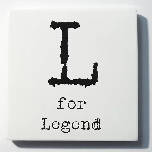 Letter Ceramic Coasters - L For...