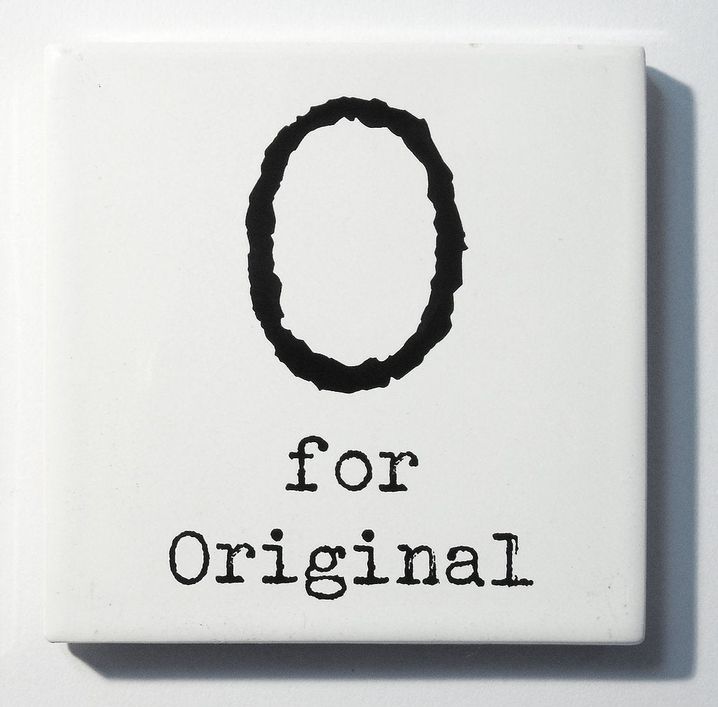 Letter Ceramic Coasters - O For...