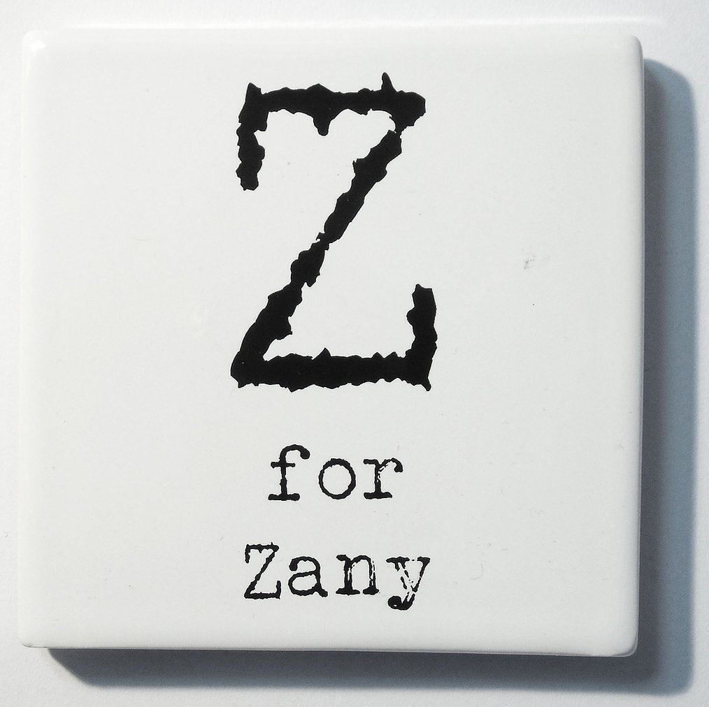 Letter Ceramic Coasters - Z For...