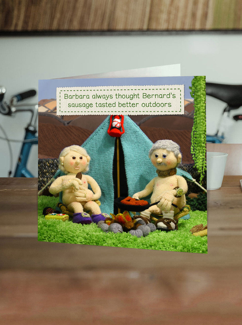 Bernard's Sausage- Funny Greetings Card