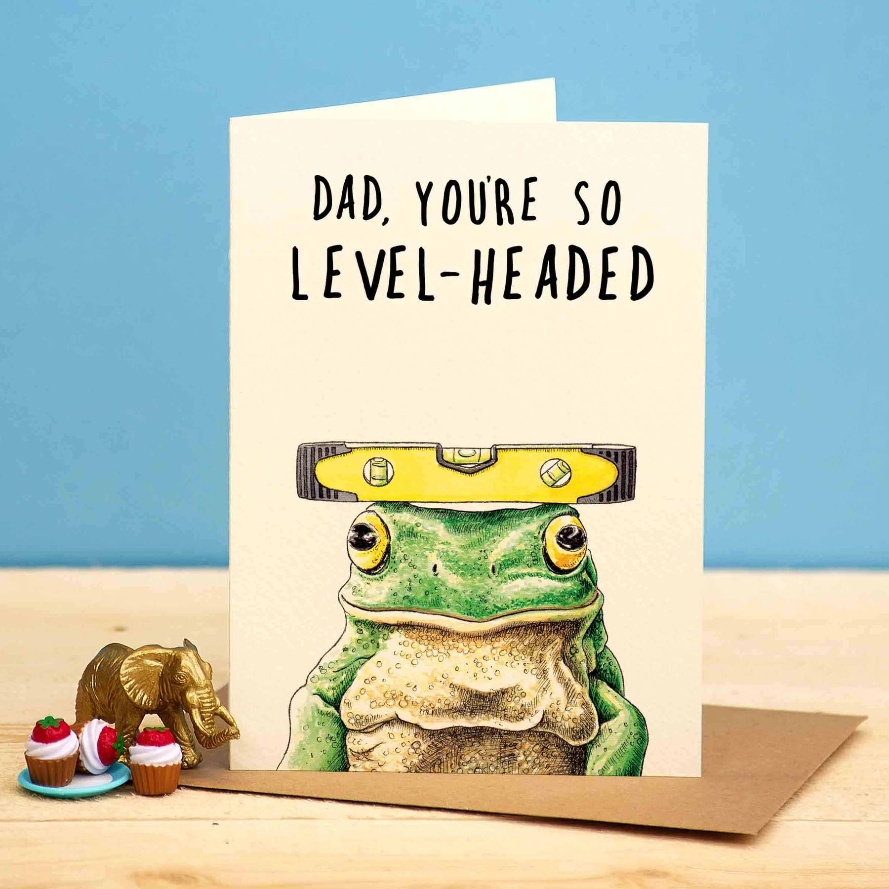 Level-Headed Dad Greetings Card