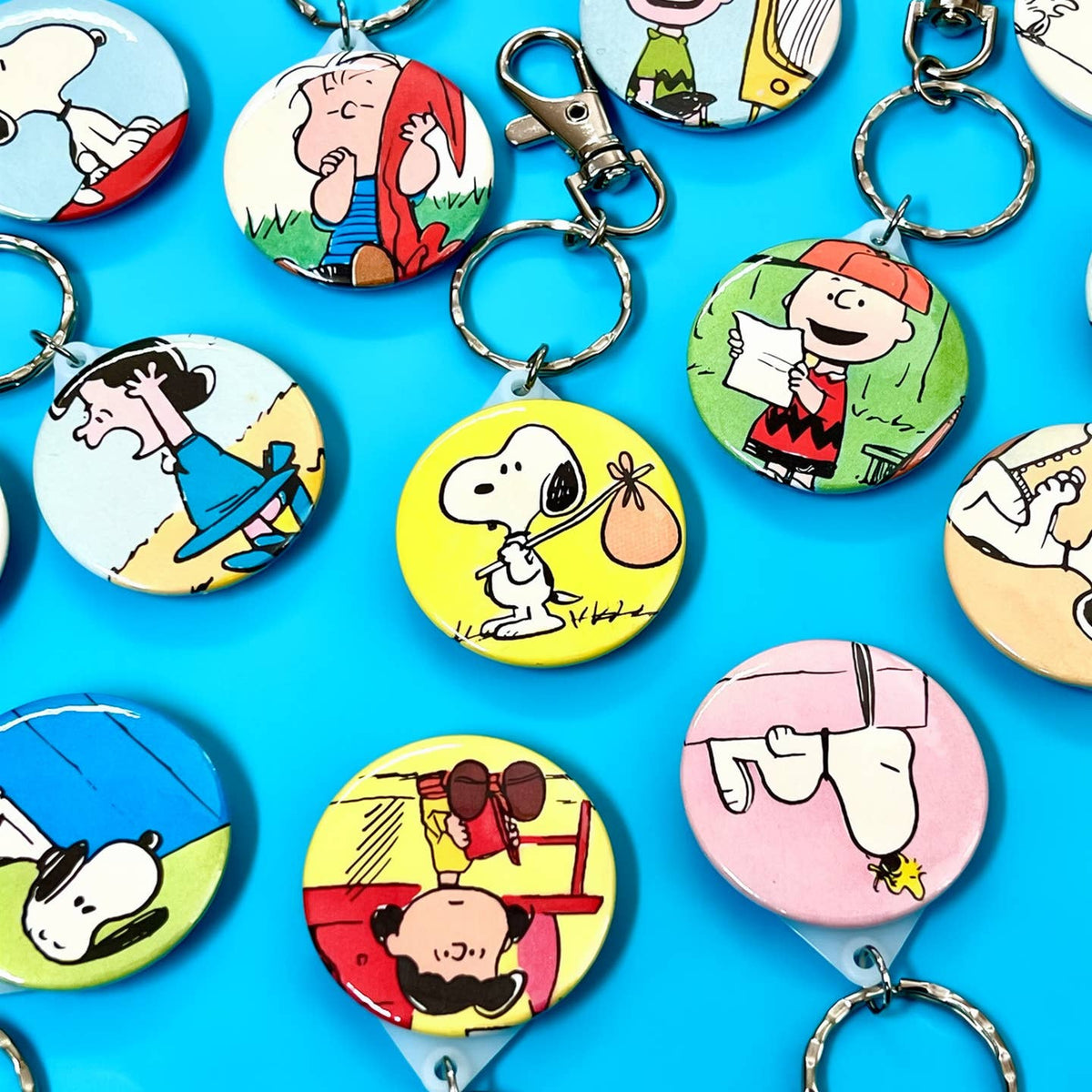 Up-Cycled Peanuts Keyring
