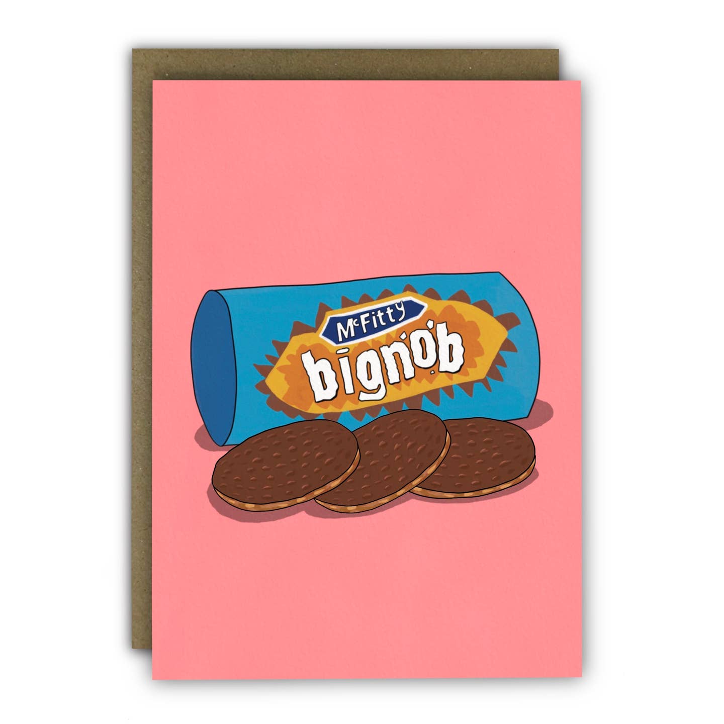 Mc Fitty Bignob Greetings Card