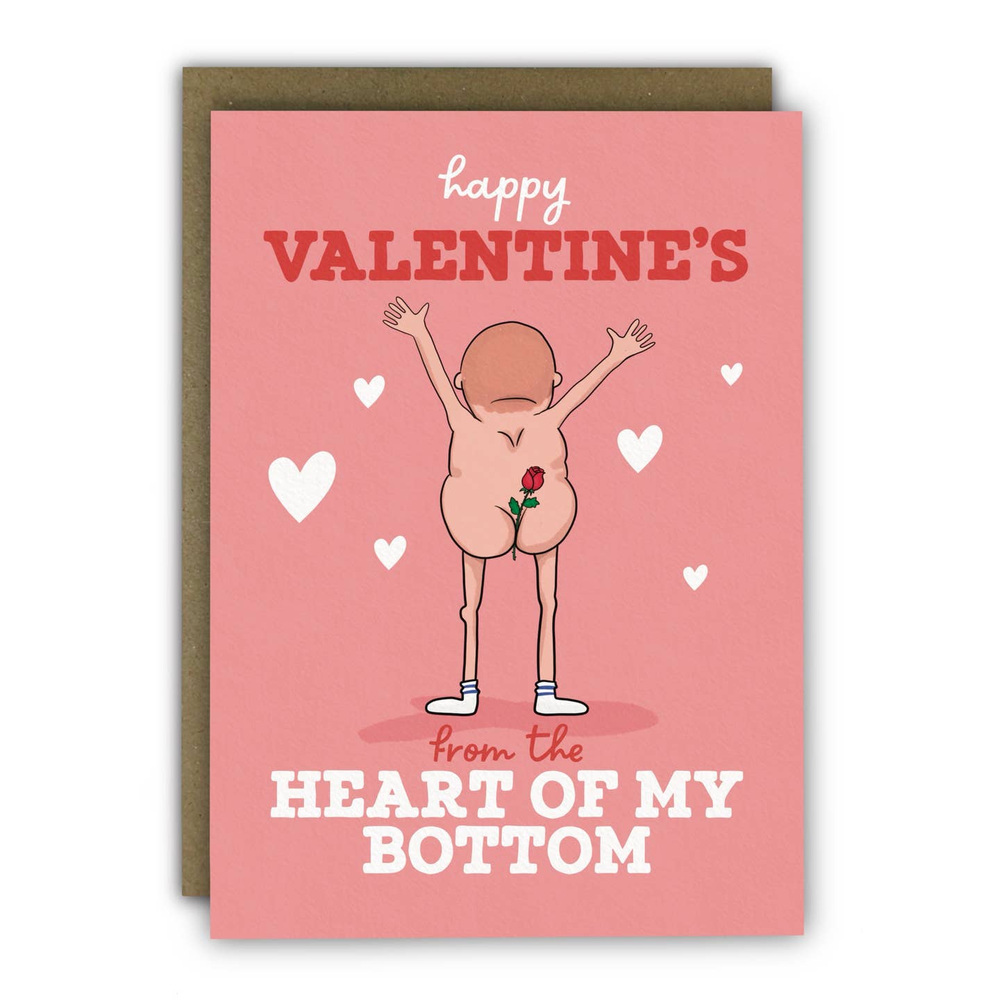 Cheeky Bottom Valentine Card