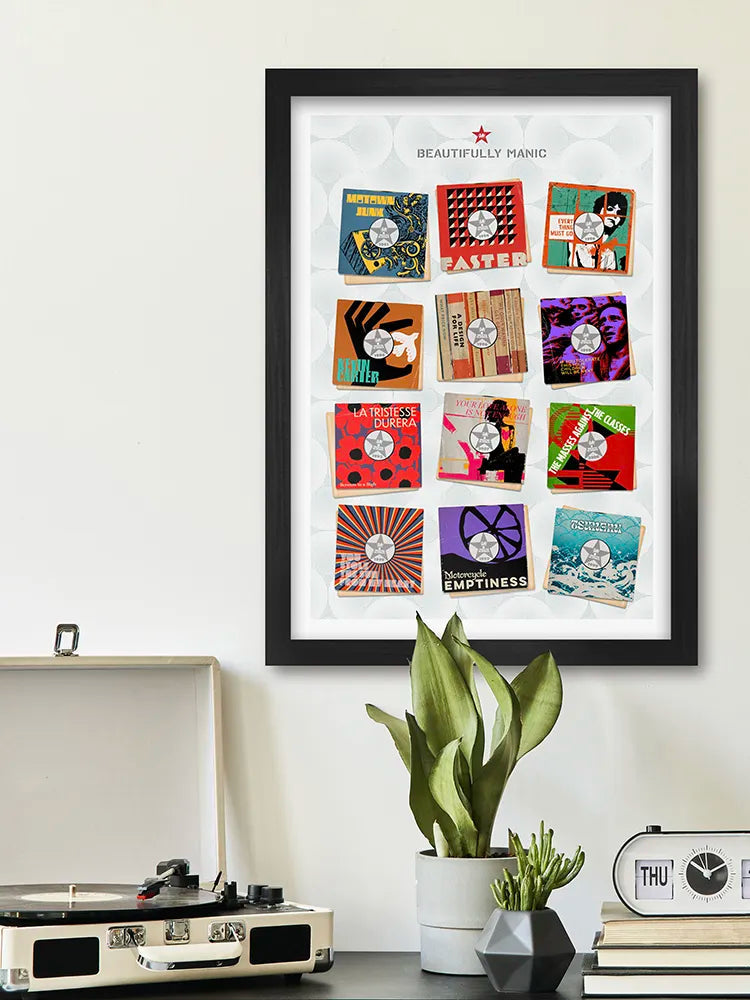 Beautifully Manic  - A3 Music Poster Print