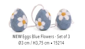 Felt Eggs Set Of Three