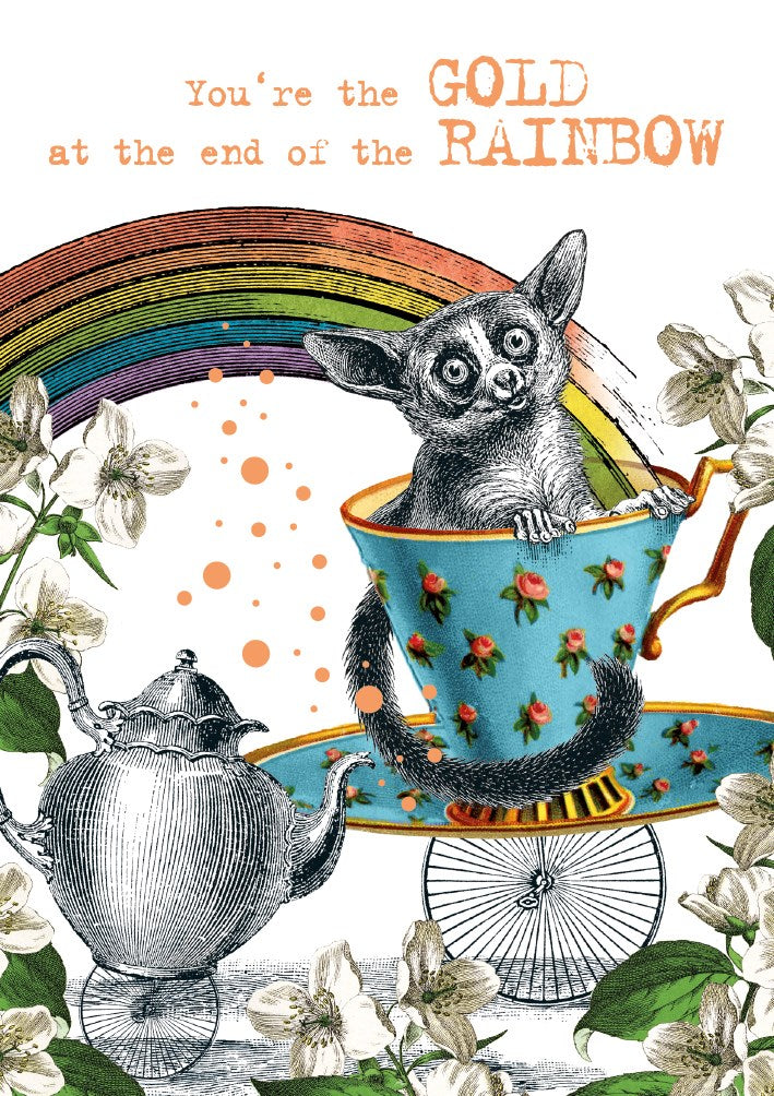 End Of The Rainbow Anniversary Card