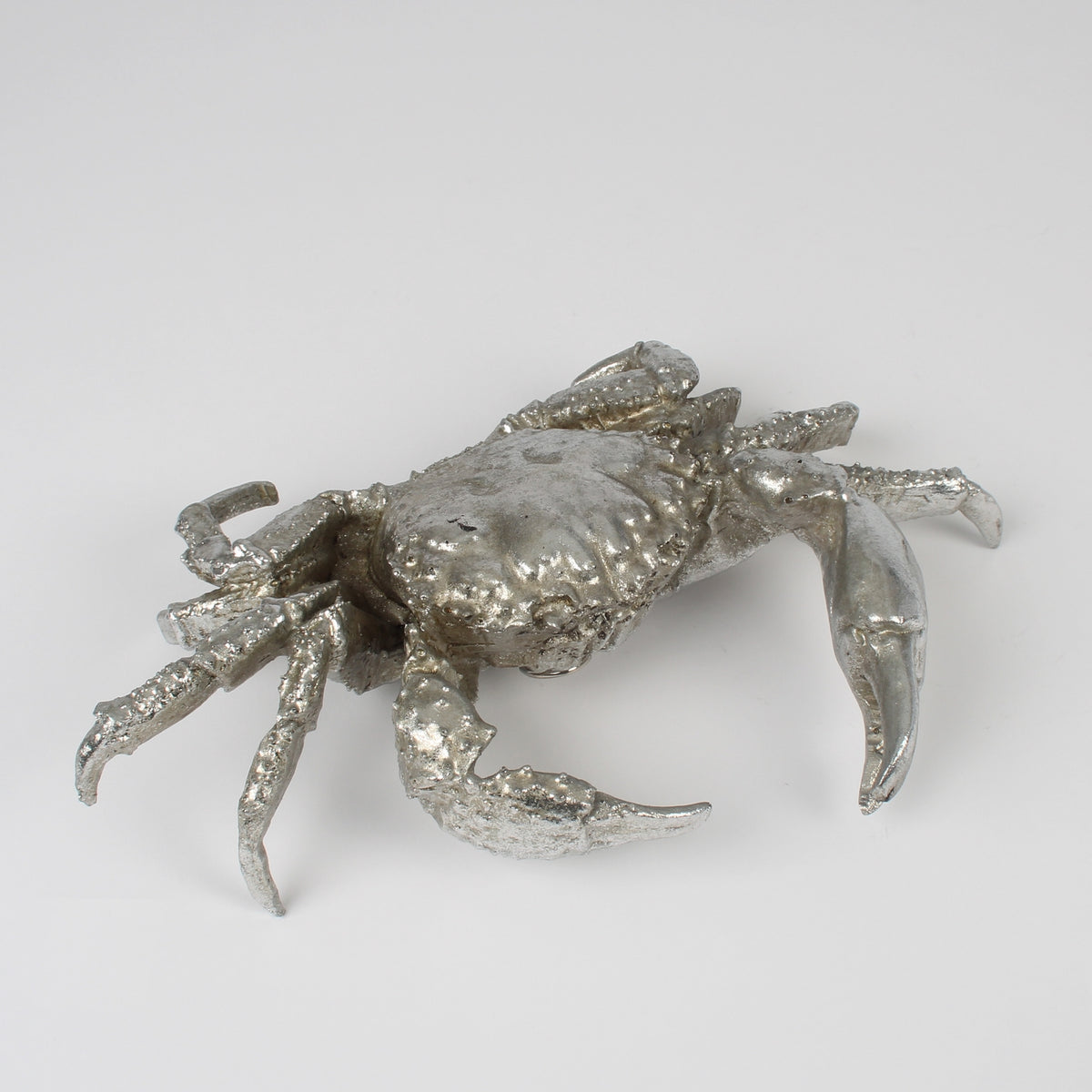 Large Silver Crab 30cm Ornament