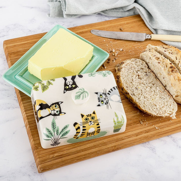 Butter Dish - Cats