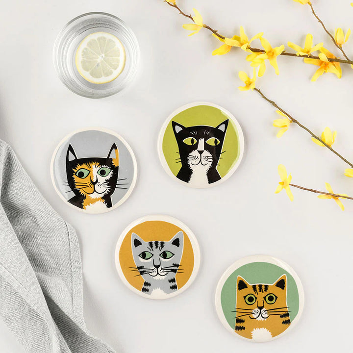 Ceramic Coasters - Cat