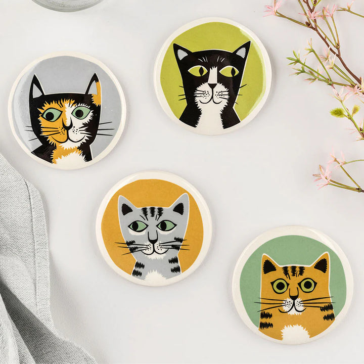 Ceramic Coasters - Cat