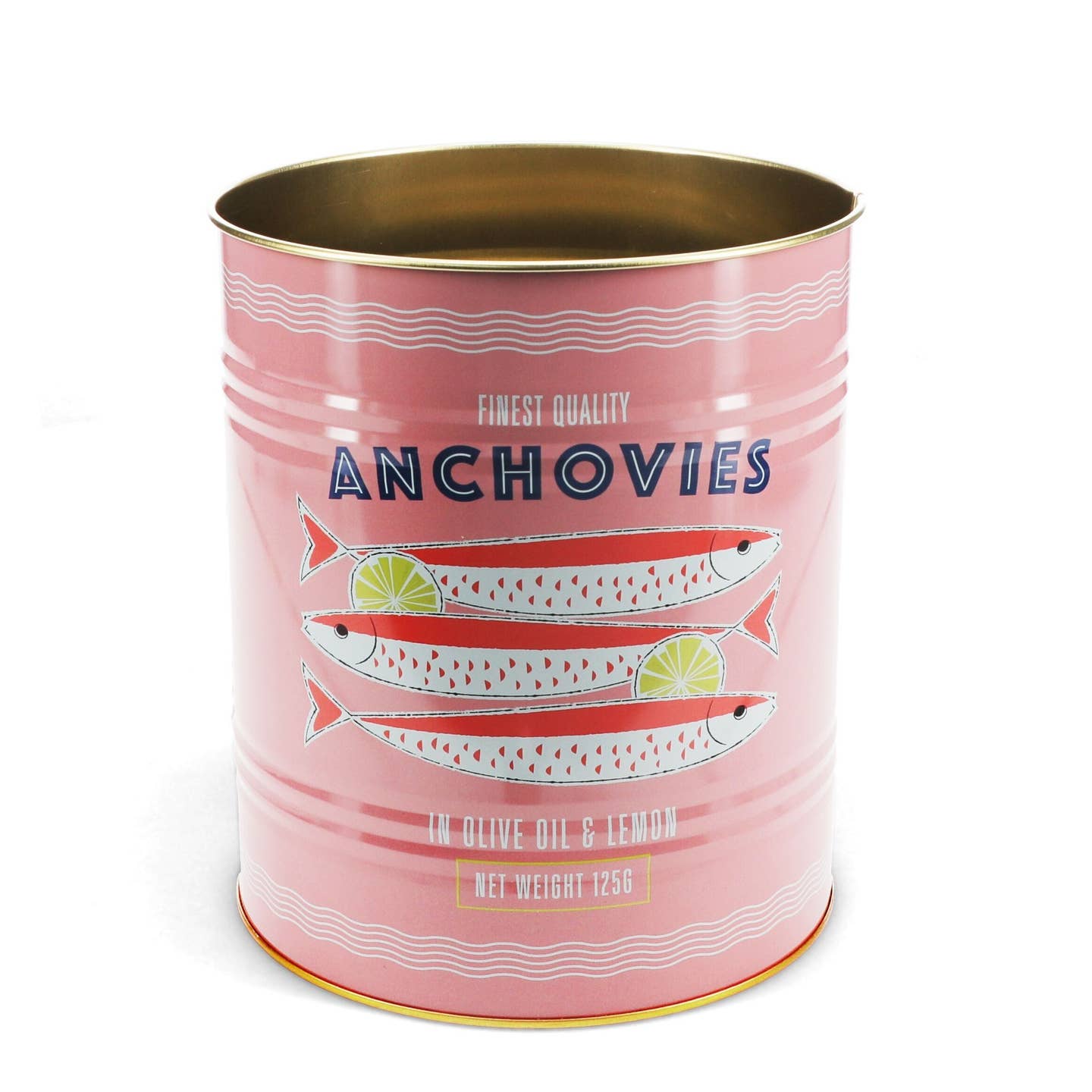 X-Large Storage Tin - Anchovies 17x20cm