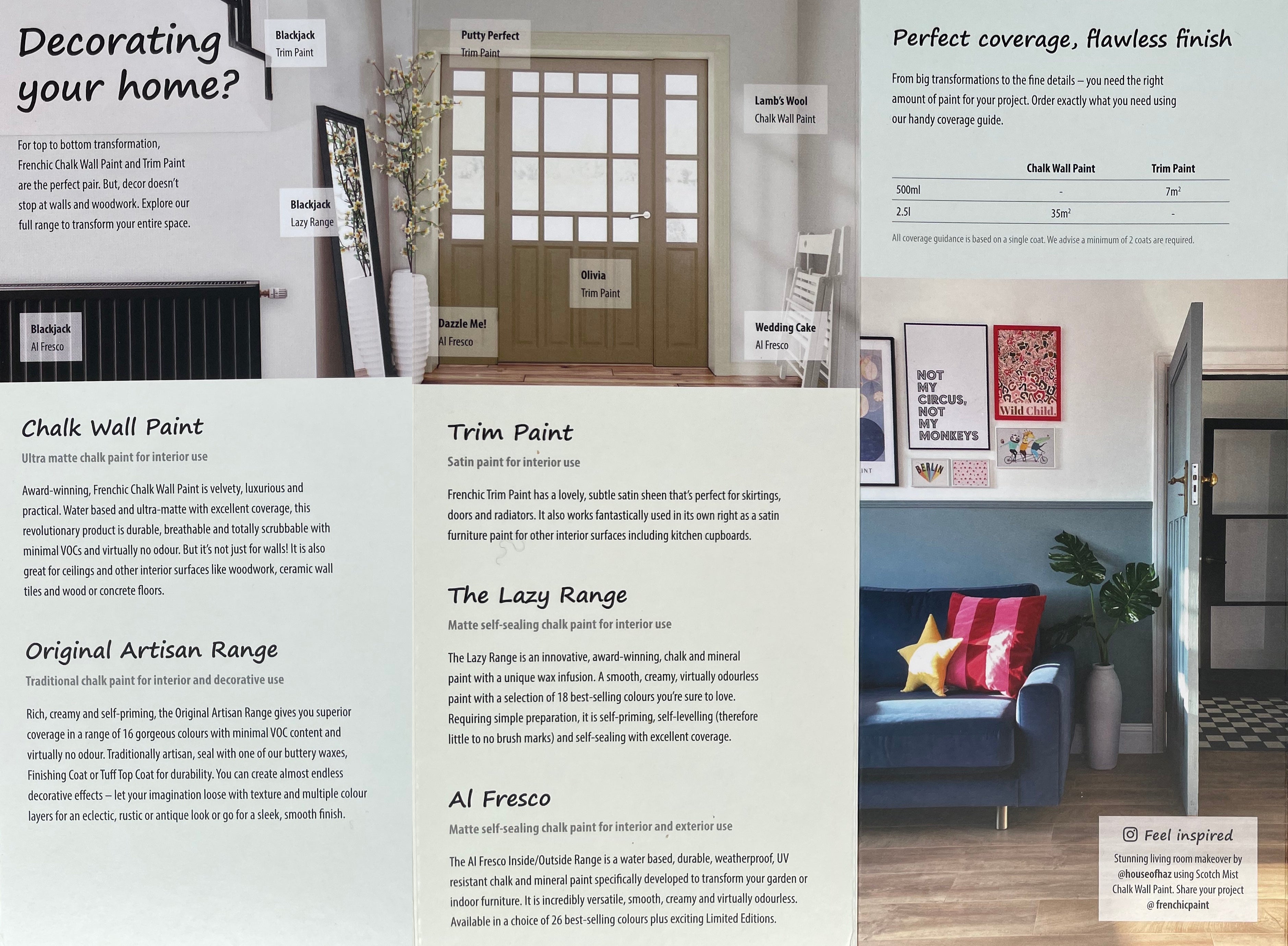 Frenchic Colour Chart - The Colour Collection