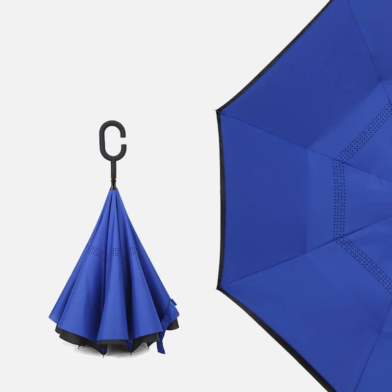 Inside Out Umbrella - Blue