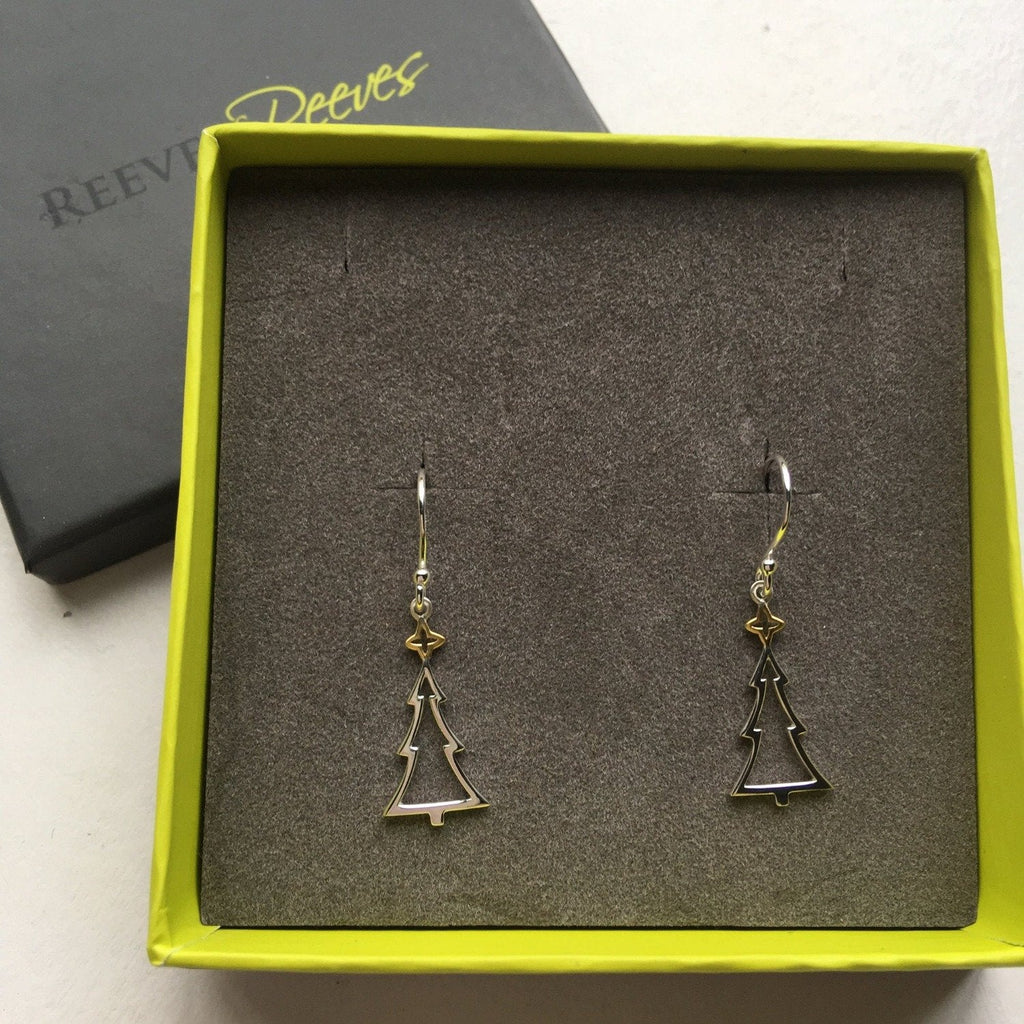 Christmas Tree Drop Earrings