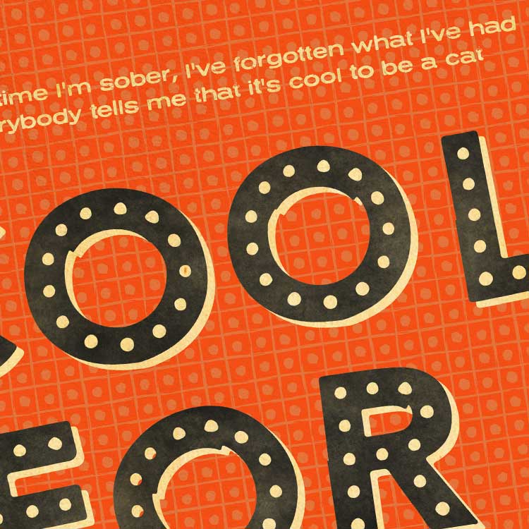 Cool for Cats - Music Poster Print