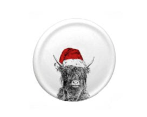 Christmas Crafty Bone China Coaster