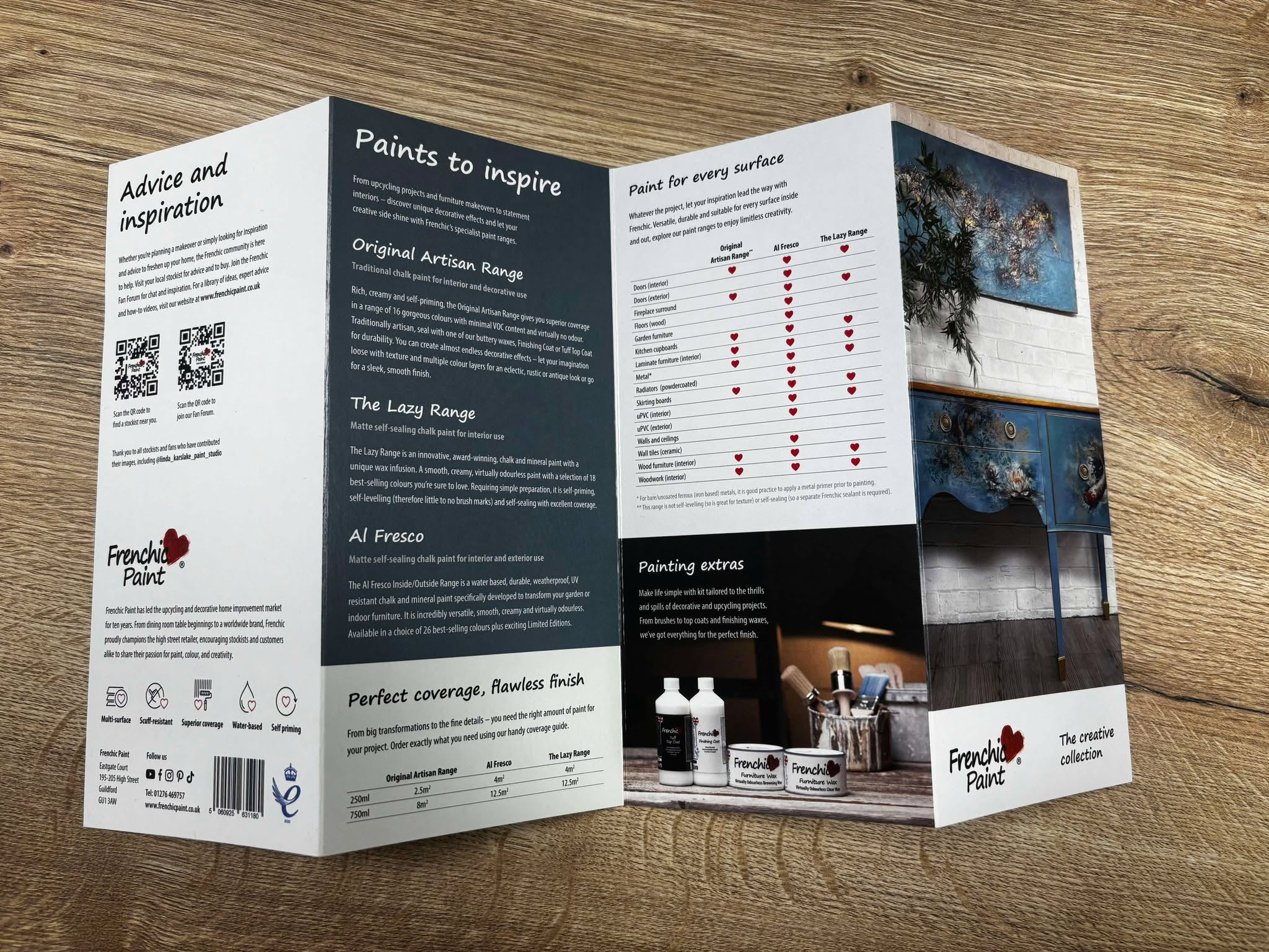 Frenchic Colour Chart - The Creative Collection