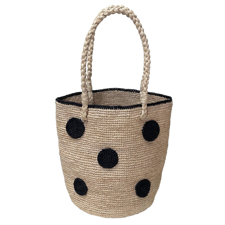 Crochet Circles Bag  - Black