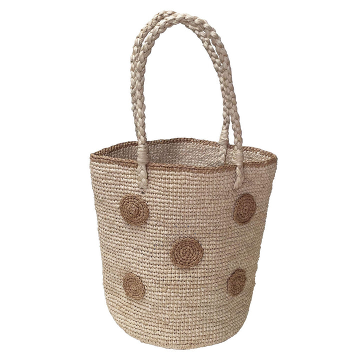 Crochet Circles Bag  - Tea