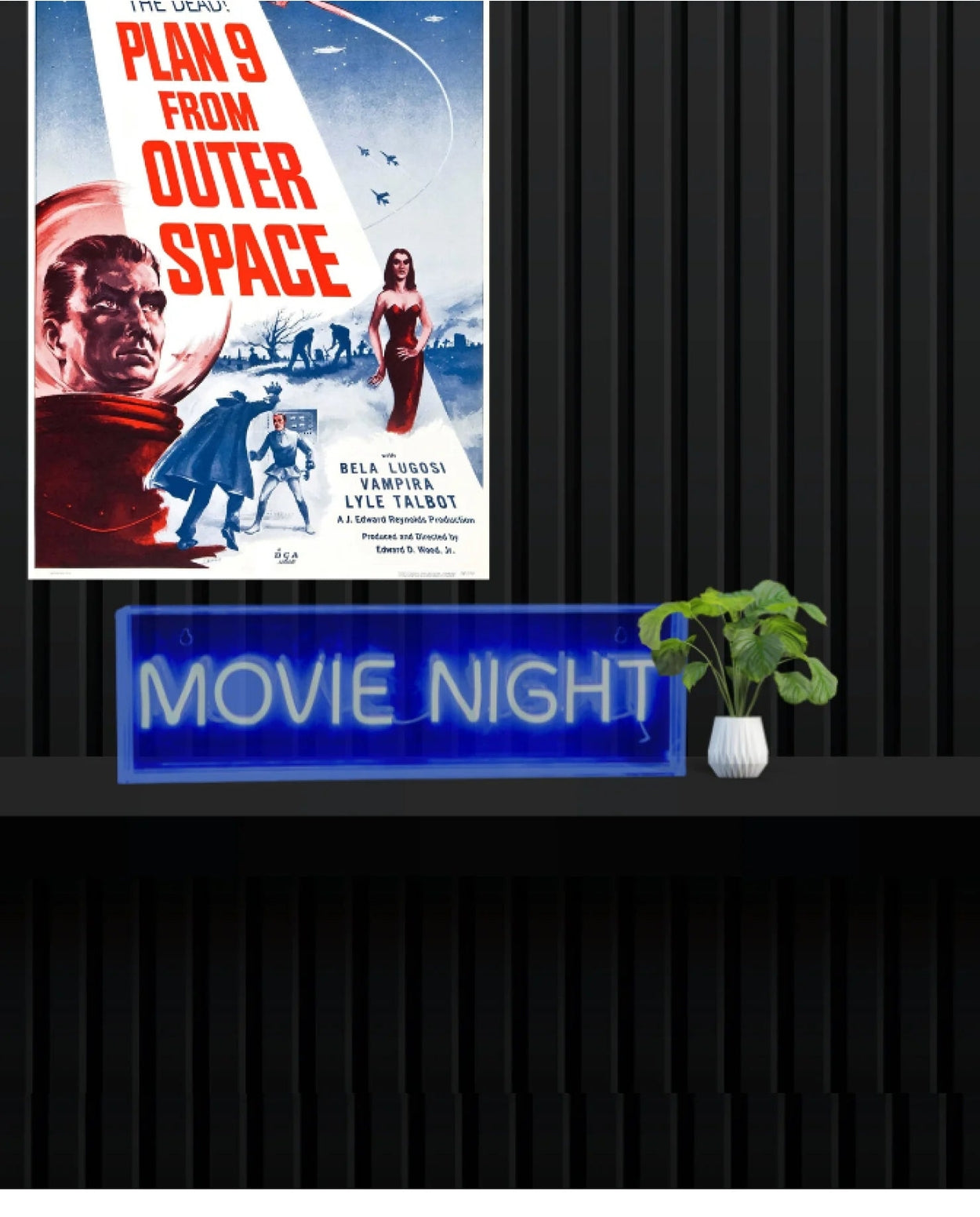 MOVIE NIGHT LED Neon Acrylic Light Box