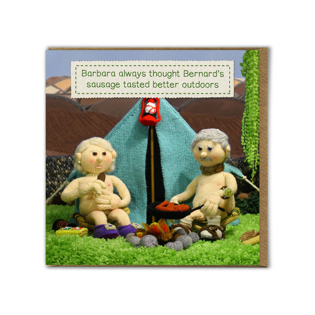 Bernard's Sausage- Funny Greetings Card