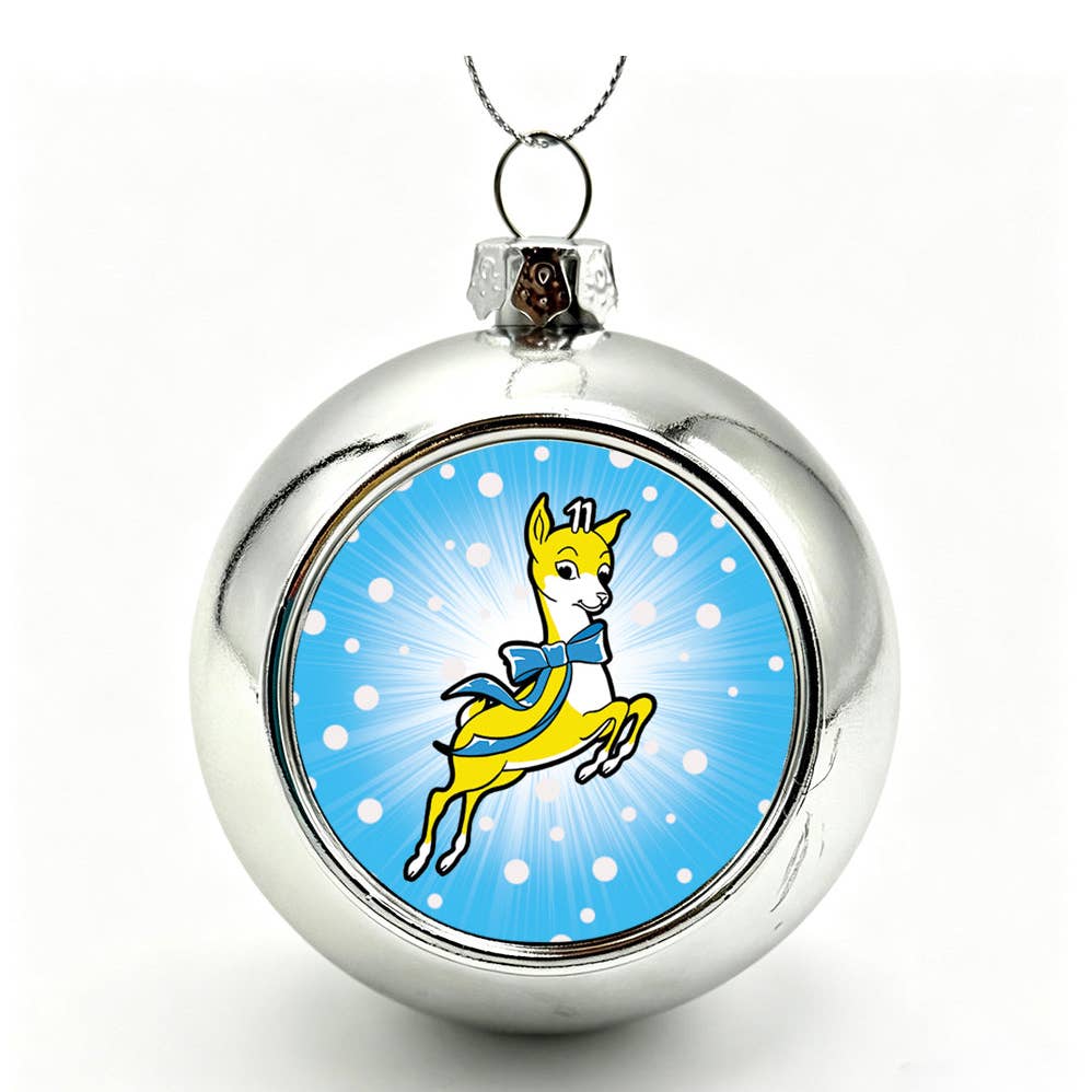 Kitsch Bambi Christmas Bauble