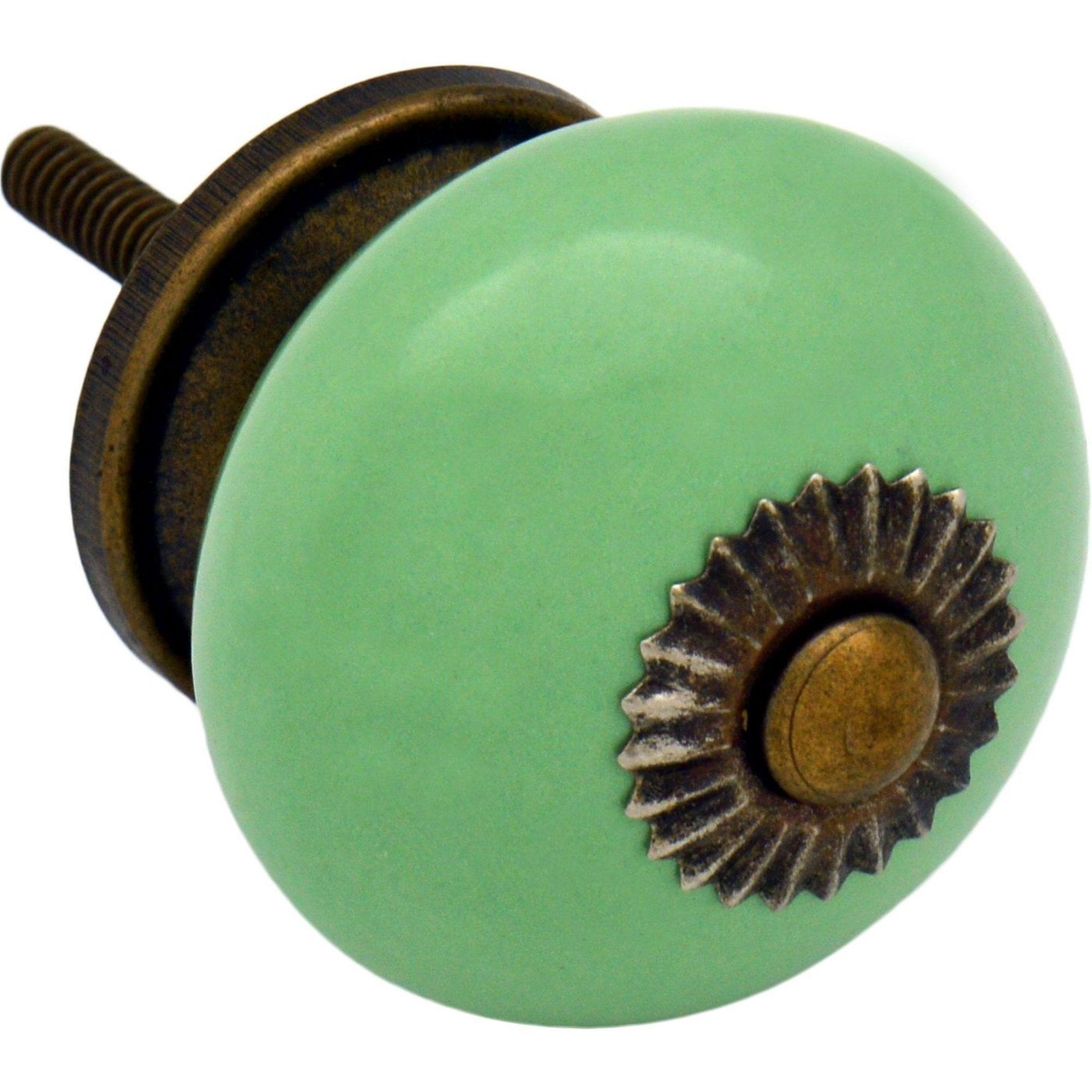 Sea Green Ceramic Drawer Pull