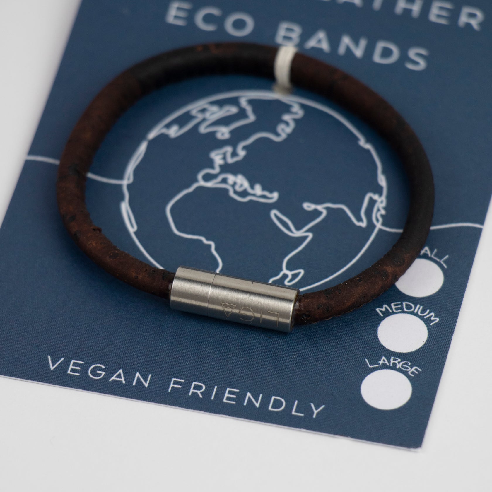 Cork Leather Eco Band - Smoke