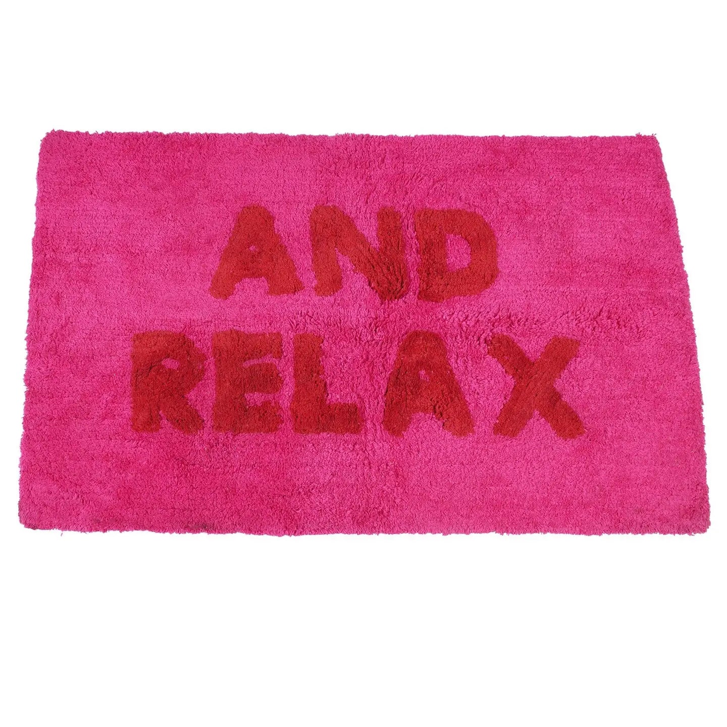 Tufted Cotton Bath Mat - And Relax