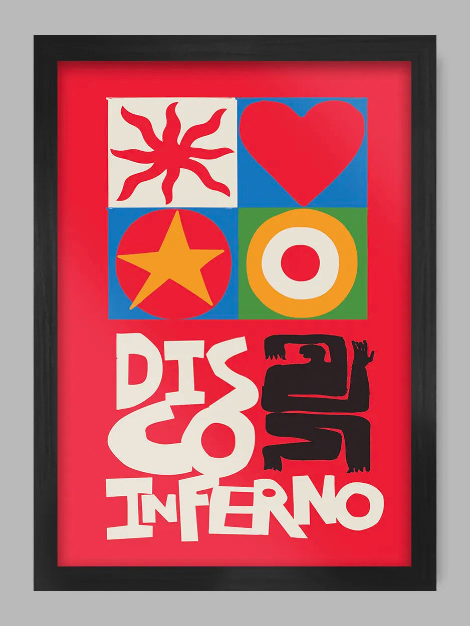 Disco Inferno - A3 Music Poster Print
