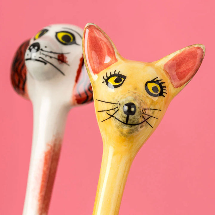 Ceramic Dog Spoons