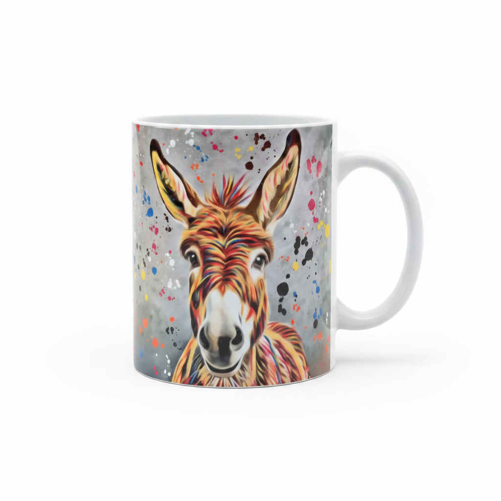 Aquamarine Donkey Mug