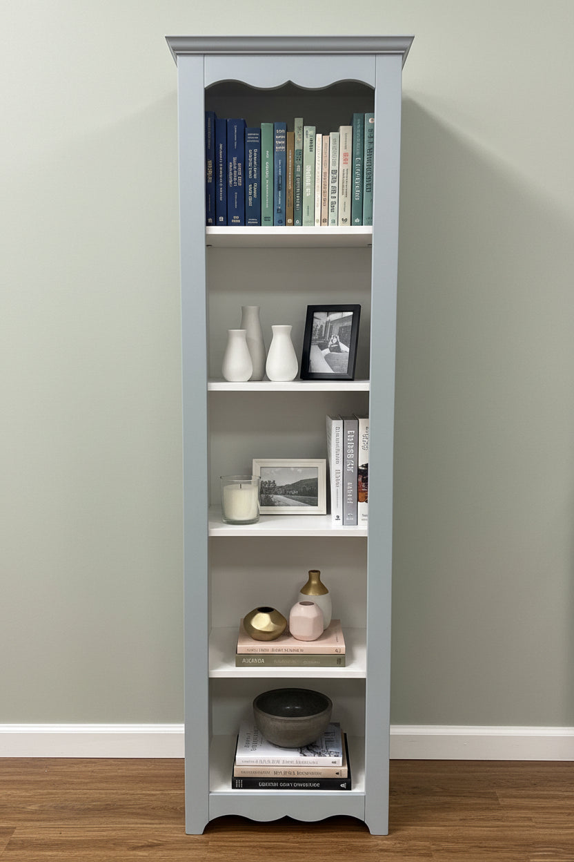 Pine Narrow Bookcase